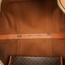 Celine Vintage Macadam Triomphe Brown Travel Bag