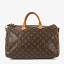 Louis Vuitton Speedy 35 Bandouliere Monogram Canvas Handbag