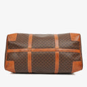 Celine Vintage Macadam Triomphe Brown Travel Bag