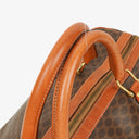 Celine Vintage Macadam Triomphe Brown Travel Bag