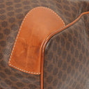 Celine Vintage Macadam Triomphe Brown Travel Bag