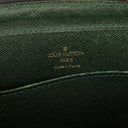 Louis Vuitton Taiga Green Leather Pochette Baikal Clutch Bag