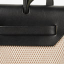 Hermes Herbag PM Vache Hunter Criss Viking 30 Noir 2 Way Bag Palladium Hardware