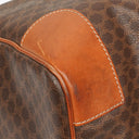 Celine Vintage Macadam Triomphe Brown Travel Bag
