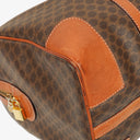 Celine Vintage Macadam Triomphe Brown Travel Bag
