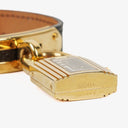 Hermes Kelly Noir Epsom Leather Gold Plated Watch
