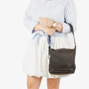 Fendi Brown Zucchino Shoulder Bag