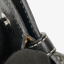 Coach Grey/Black Leather Canvas Soho Buckle Flap Shoulder Bag