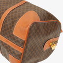 Celine Vintage Macadam Triomphe Brown Travel Bag