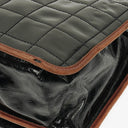 Chanel Patent Leather Chocolate Bar Quilted Tote