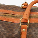 Celine Vintage Macadam Triomphe Brown Travel Bag