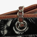 Chanel Patent Leather Chocolate Bar Quilted Tote