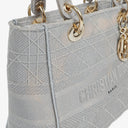 Christian Dior Medium Lady D-Lite Cannage Embroidered Bag