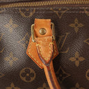 Louis Vuitton Speedy 35 Bandouliere Monogram Canvas Handbag