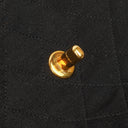 Chanel Vintage Small Single Flap In Black Quilted Jersey And Leather With 24K Gold-Plated Hardware