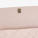 Chanel Light Pink Quilted Lambskin Flap Bag Champaigne Gold - Tone Hardware