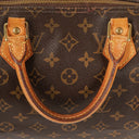 Louis Vuitton Speedy 35 Bandouliere Monogram Canvas Handbag