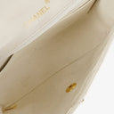 Chanel Diana White Quilted Lambskin Vintage Small Flap Bag With 24K Gold-Plated Hardware