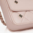 Chanel Light Pink Quilted Lambskin Flap Bag Champaigne Gold - Tone Hardware