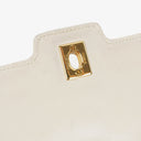 Chanel Diana White Quilted Lambskin Vintage Small Flap Bag With 24K Gold-Plated Hardware