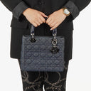 Dior Lady Dior Vintage Medium Denim Cannage Handbag