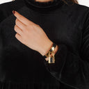Hermes Kelly Noir Epsom Leather Gold Plated Watch