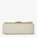 Chanel Diana White Quilted Lambskin Vintage Small Flap Bag With 24K Gold-Plated Hardware