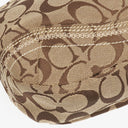 Coach Beige Leather Canvas Soho Buckle Flap Shoulder Bag