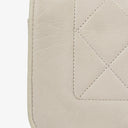 Chanel Diana White Quilted Lambskin Vintage Small Flap Bag With 24K Gold-Plated Hardware