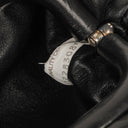 Bottega Veneta Nano Pouch With Strap In Black Calfskin