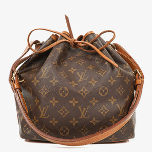 Louis Vuitton Petit Noe Monogram Canvas Shoulder Bag
