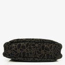 Bolso de Hombro Chanel Camellia en Ante Grabado con Cadena