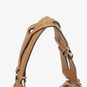Coach Beige Leather Canvas Soho Buckle Flap Shoulder Bag