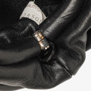 Bottega Veneta Nano Pouch With Strap In Black Calfskin