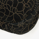 Bolso de Hombro Chanel Camellia en Ante Grabado con Cadena