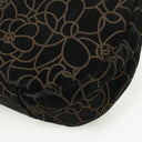Bolso de Hombro Chanel Camellia en Ante Grabado con Cadena