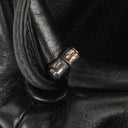 Bottega Veneta Nano Pouch With Strap In Black Calfskin