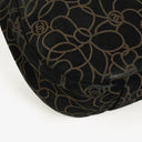 Bolso de Hombro Chanel Camellia en Ante Grabado con Cadena