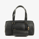 Louis Vuitton Soufflot Handbag In Black Epi Leather