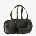 Louis Vuitton Soufflot Handbag In Black Epi Leather