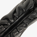 Bottega Veneta Nano Pouch With Strap In Black Calfskin