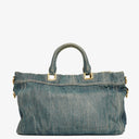 Prada Denim Canapa Tote Bag