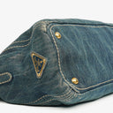 Prada Denim Canapa Tote Bag
