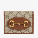 Gucci Horsebit 1955 GG Supreme Canvas Card Case Wallet