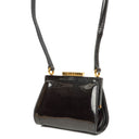 Gucci Black Patent Leather Shouder Bag