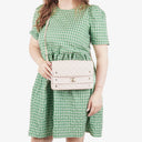 Chanel Light Pink Quilted Lambskin Flap Bag Champaigne Gold - Tone Hardware