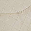 Chanel Small Classic Vintage Double Flap Bag White Quilted Lambskin 24K Gold-Plated Hardware