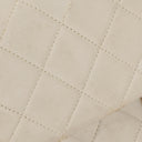Chanel Small Classic Vintage Double Flap Bag White Quilted Lambskin 24K Gold-Plated Hardware