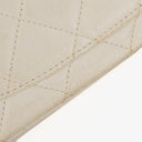 Chanel Small Classic Vintage Double Flap Bag White Quilted Lambskin 24K Gold-Plated Hardware