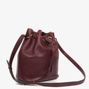 Cartier Must De Cartier Burgundy Leather Small Bucket Bag